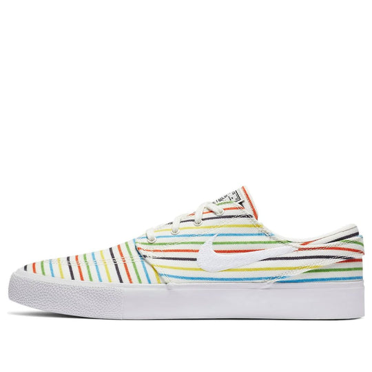 Nike Zoom Stefan Janoski Canvas RM SB 'Multi-Color Pinstripes' AQ7878-100