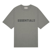 Fear of God Essentials SS20 Graphic Logo Gray Flannel/Charcoal Tee FOG-SS20-406