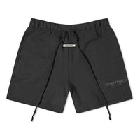 Fear of God Essentials SS20 Fleece Shorts Dark Slate Stretch Limo Black FOG-SS20-284