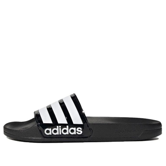 (WMNS) adidas Hirocoledge x Adilette Shower Slide 'Takahashi Hiroko - Black White' FZ2852