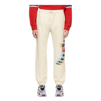 Gucci Off-White Graphic Print Lounge Pants 'Beige' 663246-XJD0V-9230