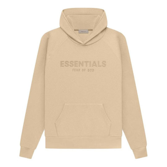 Fear of God Essentials SS23 waffle raglan Hoodie 'Sand' FOG-SS23-035