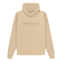 Fear of God Essentials SS23 waffle raglan Hoodie 'Sand' FOG-SS23-035