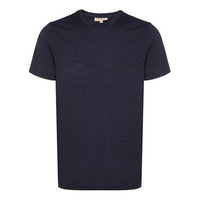 Men's Burberry Pullover Round Neck Short Sleeve Navy Blue 40561291