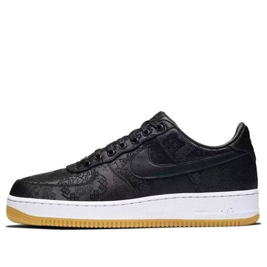 Nike Fragment Design x CLOT x Air Force 1 'Black Silk' CZ3986-001