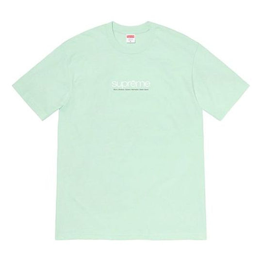 Supreme Week 1 Five Boroughs Tee LogoT SUP-SS21-406-LGRN