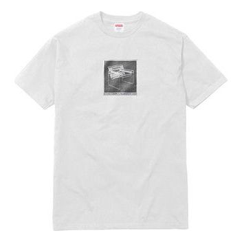 Supreme SS18 Chair Tee White Short Sleeve Unisex SUP-SS18-0067