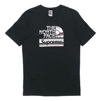 Supreme SS18 x The North Face Metallic Logo TShirt Black Logo Tee SUP-SS18-141