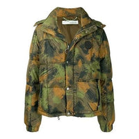 Off-White Camouflage Padded Jacket 'Green' OMED015E19C020189901