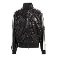 adidas originals Sequin Track Jacket 'Black' IA2461