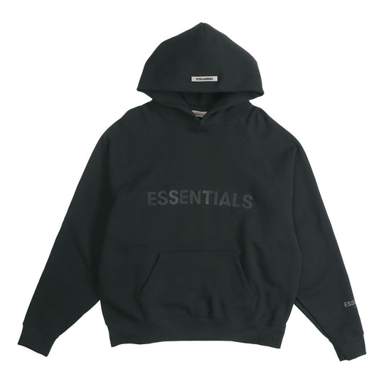 Fear of God Essentials SS20 Logo Hoodie 'Black' FOG-SS20-402