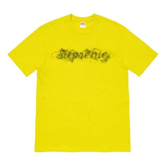 Supreme FW19 Week0 Smoke Tee Logo Tee 'Black White Navy Blue' SUP-FW19-11002