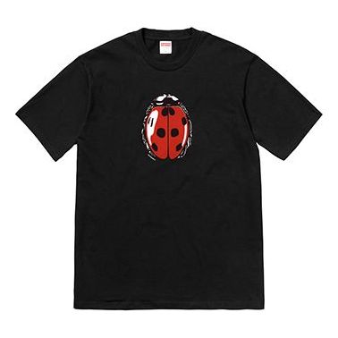 Supreme SS18 Ladybug Tee Black Printing Short Sleeve Unisex SUP-SS18-0102