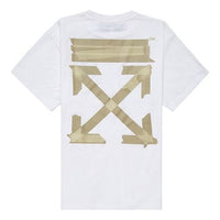 Off-White Diagonal Arrows Tape Short Sleeve OMAA038R201850020148