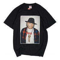 Supreme SS15 Neil Young Character Printing Short Sleeve Unisex Black SUP-SS15-651