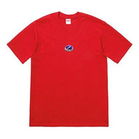 Supreme FW18 Bottle Cap Tee Red Chest Logo Short Sleeve Unisex SUP-FW18-036