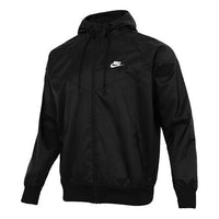 Nike Sportswear Windrunner Sports Training hooded Woven Jacket Black DA0002-010