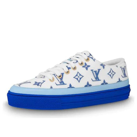 (WMNS) LOUIS VUITTON LV Stellar Low-Top Sneakers White/Blue 1A65U