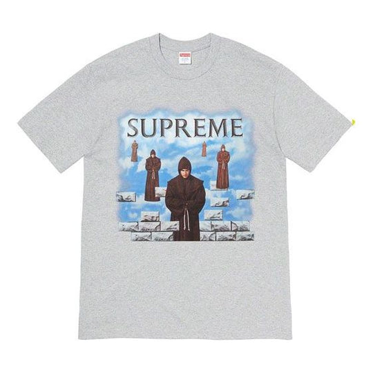 Supreme FW19 Week 1 Levitation Tee Printing Short Sleeve Unisex Gray SUP-FW19-068