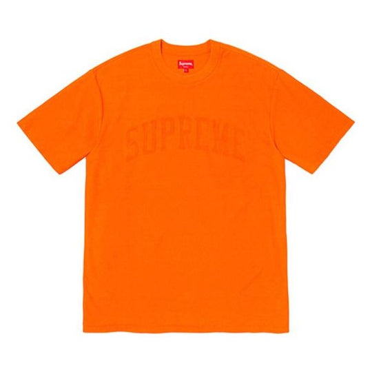 Supreme FW19 Week 3 Chenille Arc Logo SS Top Tee SUP-FW19-337