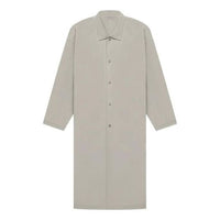 Fear of God Essentials FW22 Long Coat 'Smoke' FOG-FW22-094