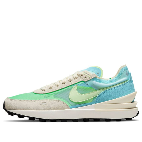 (WMNS) Nike Waffle One 'Bleached Aqua Lime Glow' DC2533-401