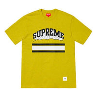 Supreme SS19 Cloud Arc Tee HealtherSulfur Logo Tee SUP-SS19-326S