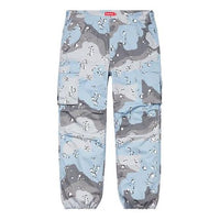 Supreme SS20 Week 1 Cargo Pant Drawstring Casual Pants Unisex Blue Camouflage SUP-SS20-109