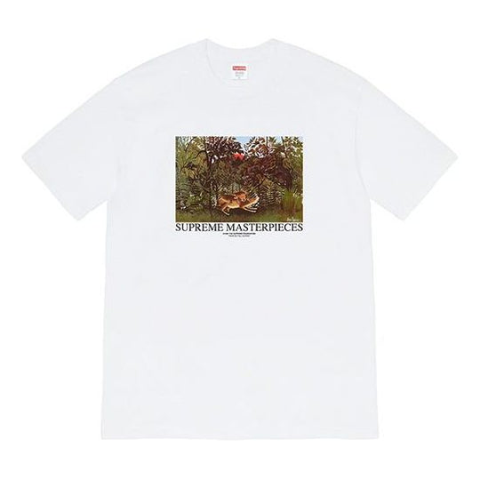 Supreme landscape Printing Short Sleeve Unisex White SUP-SS20-331