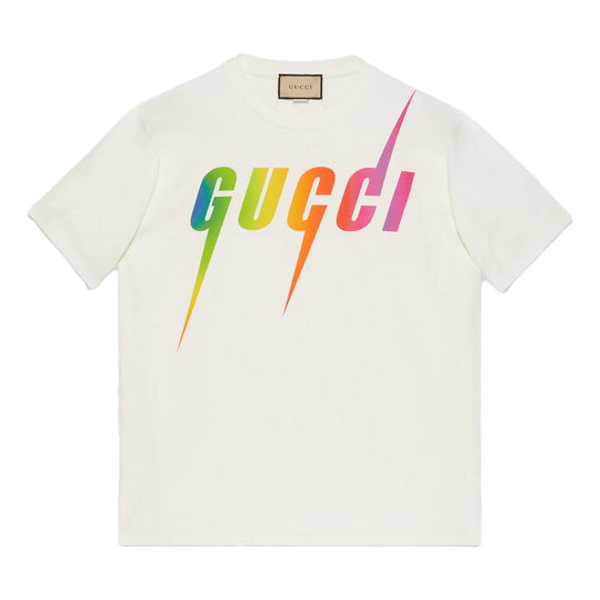 Gucci print cotton T shirt off white 616036 XJFF9 9095 SneakerSouqq