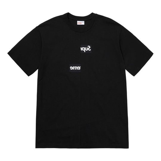 Supreme FW18 x COMME des GARCONS Shirt Split Box Logo Tee Logo Tee SUP-FW18-401