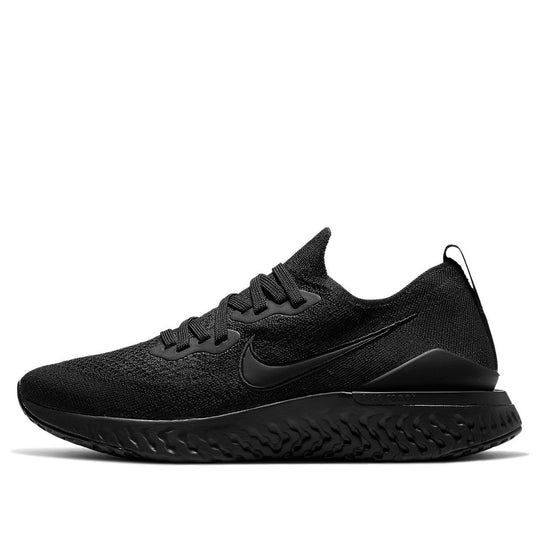 (WMNS) Nike Epic React Flyknit 2 'Black' BQ8927-011