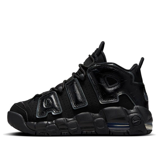 GS Nike Air More Uptempo Triple Black FV2264 001 SneakerSouqq