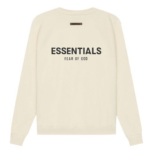 Fear of God Essentials SS21 Pull-Over Crewneck Buttercream Cream FOG-SS21-578