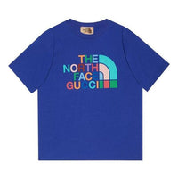 Gucci x The North Face T-shirt 'Blue Multi-Color' 616036-XJDTV-4410