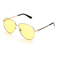 Gucci Unisex Aviator Sunglasses Gold/Black GG0138S-007