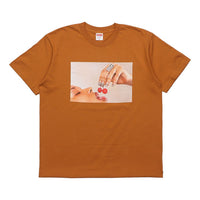 Supreme SS20 Week 1 Cherries Tee Cherry Short Sleeve Unisex Orange SUP-SS20-280