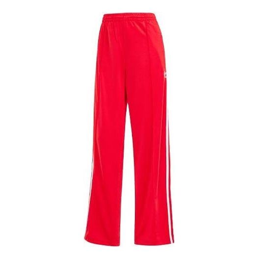 (WMNS) adidas originals Firebird Loose Tracksuit Bottoms Asia Sizing 'Red' IP0632