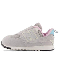 (TD) New Balance 574 Hook & Loop 'Brighton Grey Summer Aqua' NW574NB1