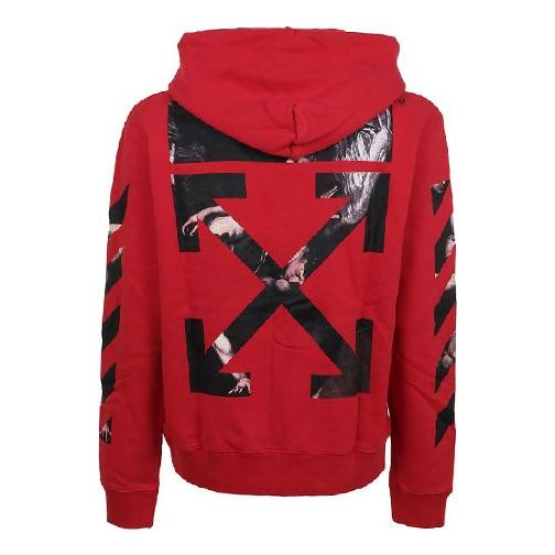 Men's Off-White Painting Red OMBB034S20E300042088