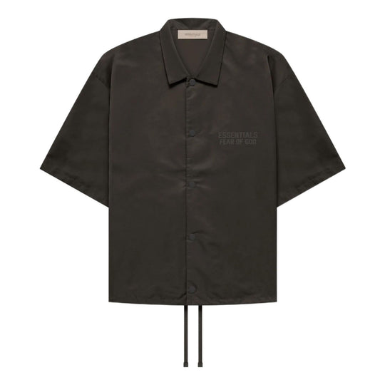 Fear of God Essentials FW22 SS Nylon Shirt 'Off Black' FOG-FW22-626