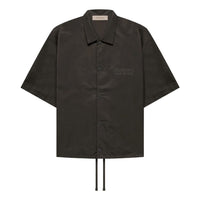 Fear of God Essentials FW22 SS Nylon Shirt 'Off Black' FOG-FW22-626