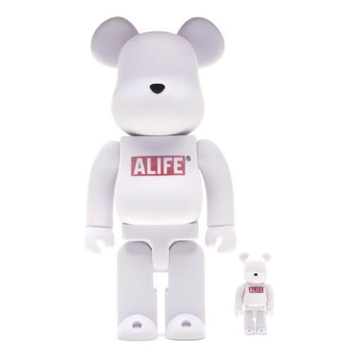 BE@RBRICK Alife Red White 100%+400% ALIFE