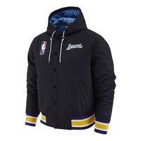 Nike Los Angeles Lakers Casual Sports Hooded Jacket Black DB1989-010