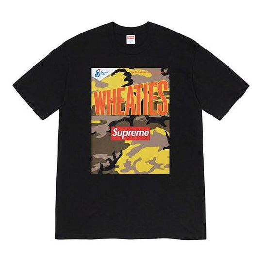 Supreme Week 6 x Wheaties Crossover Printing Round Neck Short Sleeve Unisex SUP-SS21-594