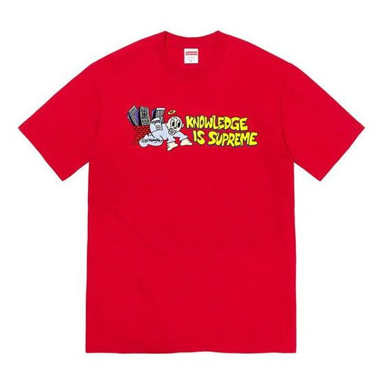 Supreme SS22 Week 1 Knowledge Tee T SUP-SS22-002-RED