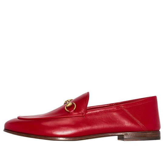 (WMNS) Gucci Cowhide Lightweight Non-Slip Skateboarding Shoes Red 414998-DLC00-6438