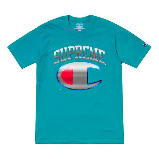 Supreme SS19 x Champion Chrome SS Top Tee SUP-SS19-10254