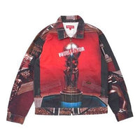 Supreme FW17 x Scarface the world is yours denim Jacket 'Red Black' SUP-SS18-680