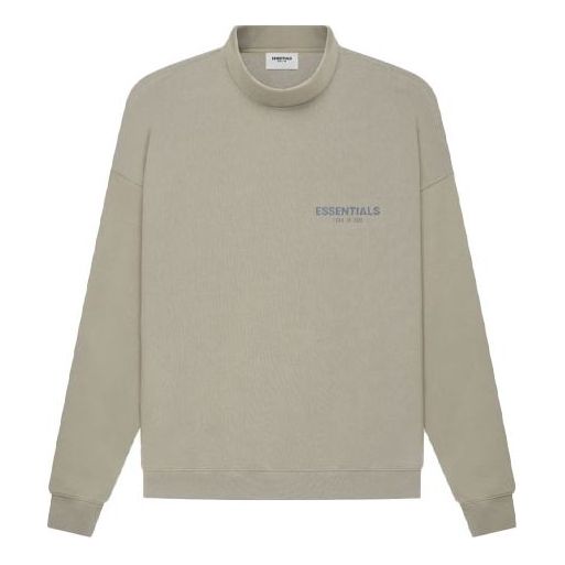 Fear of God Essentials SS21 Pull-Over Mockneck Moss FOG-SS21-582